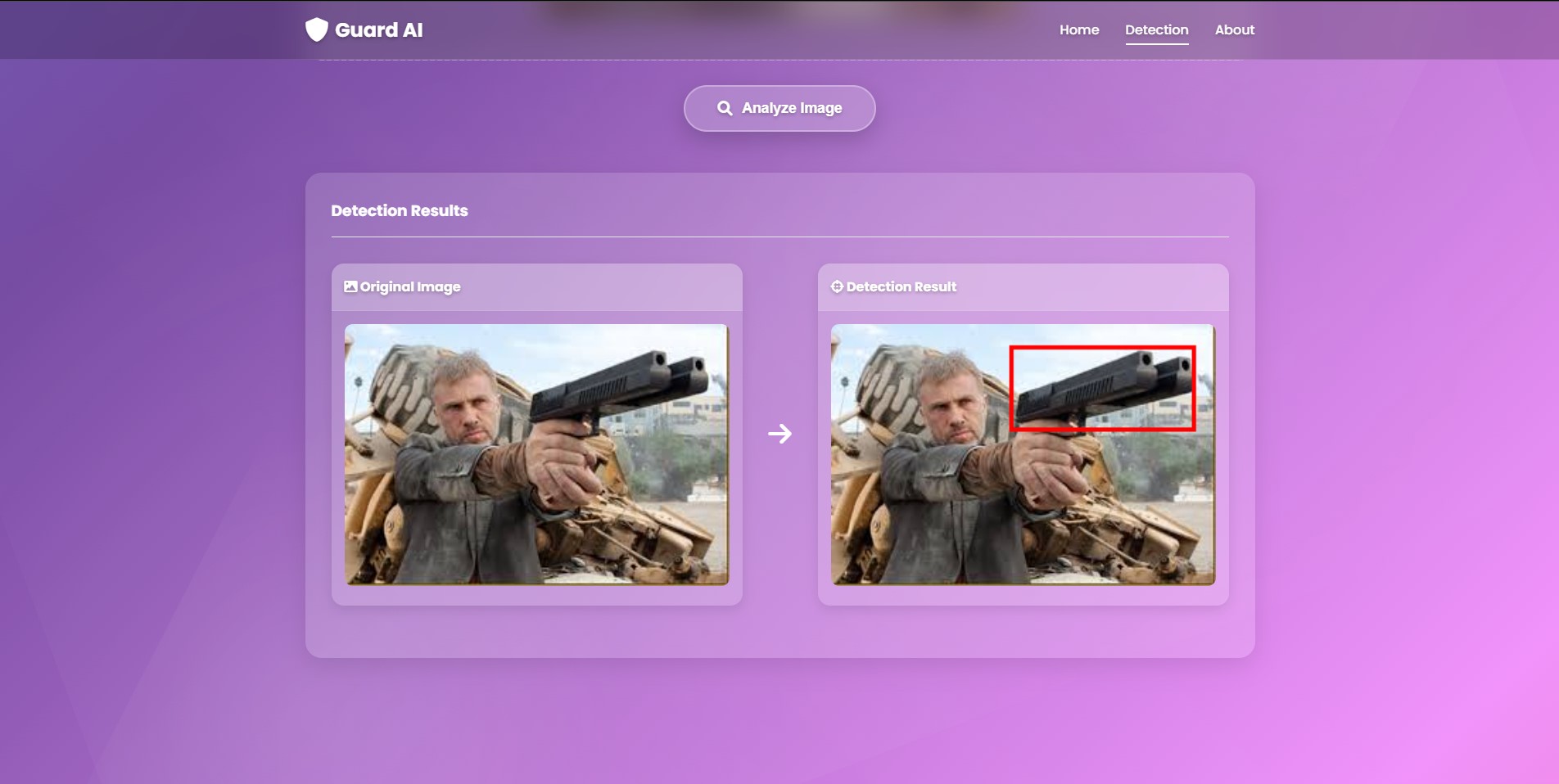 Guns Detector API